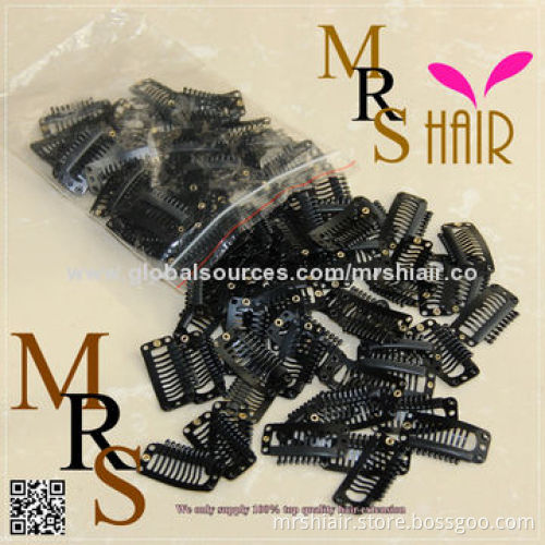 3.2CM T shape 9 teeth stainless steel snap clips